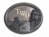 House Sign - Bronze Finish - Yorkshire Terrier