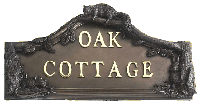 Woodland House Name Sign