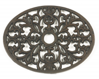 Heavy Duty Cast Iron Trivet in Rust