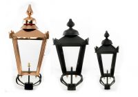 Victorian Triple Headed Lamp Post Set