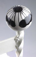 Cream Boot Scraper ceramic ball close up