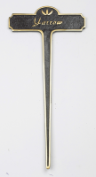 Yarrow Brass Garden Plant Marker