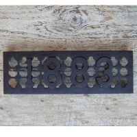 "1883" Cast Iron Air Brick - 9" x 3"