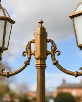 Traditional Finial Separating the Two Lanterns