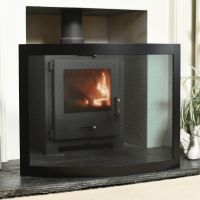 "Carrowdrock" Contemporary Curved Bespoke Fire Guard 