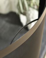 Close-Up of Handle for "Carrowdrock" Contemporary Curved Bespoke Fire Guard 