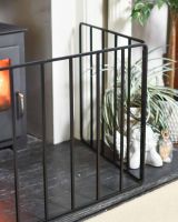 Close-Up of "Inglewood Croft" Heavy Duty Bespoke Fire Guard