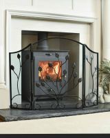 "Ivelen Lane" Leaf Design Fire Guard in Situ