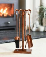 "Middleton" Antique Copper Companion Set in Situ