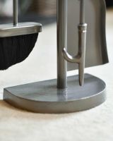 Close-Up of "Riverdale" Tall Pewter Companion Set 