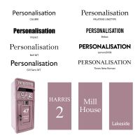 Vinyl Personalisation Available on the Post Box