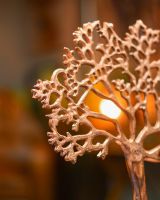 Antique Copper Finish on the Top of the "Tree of Life" Ornament 