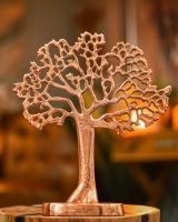 "Tree of Life" Antique Copper Ornament in Situ