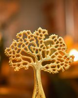 "Tree of Life" Ornament Finished in an Antique Gold Finish