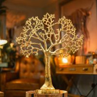 "Tree of Life" Antique Gold Ornament in Situ