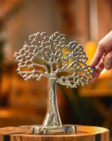 "Tree of Life" Antique Silver Ornament to Scale