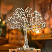 "Tree of Life" Antique Silver Ornament in Situ
