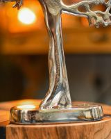 Antique Silver Finish on the Trunk of the Tree