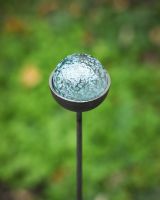 "Aqua Ice" Suncatcher Garden Stake