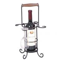 “Bizantine Croft” Wine and Glass Server in Situ Holding a Wine Bottle & Glass