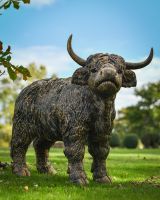 "Brodie" Highland Cow Garden Statue