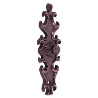 “Carraway Court” Antique Copper Ornate Bell Push 