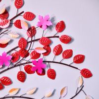 Close-up of the Vibrant Colour on the “Hearts Desire” Wall Art