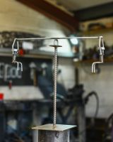 "Holding On" Recycled Metal Sculpture