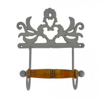 “Isadora Hall” Cast Iron Toilet Roll Holder