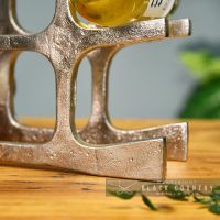 Close-up of the Bottom of the Wine Rack