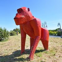 “Lord Greystoke” Stunning Silverback Gorilla Created Out of Steel