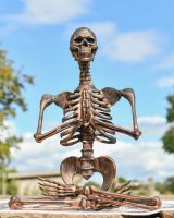 "Maurice" the Meditating Skeleton - Copper