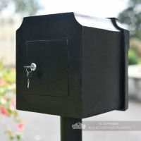 “Royal Farringdon” Black Post Box Rear Opening
