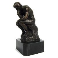 "The Pondering Man" Bronze Statue