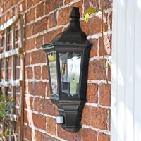 Side View of the “Twembrook” PIR Sensor Wall Lantern 