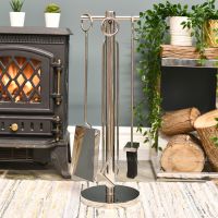 “Westgate Park” Companion Set Finished in Stainless Steel 