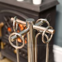Close-up of the Stainless Steel Loop Handles
