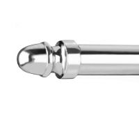 Bright Chrome Stair Rods - Acorn Finial - 12mm