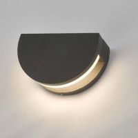 Adjustable Circle Wall Light in Use on a Grey Wall