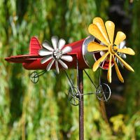 Aeroplane Garden Wind Spinner
