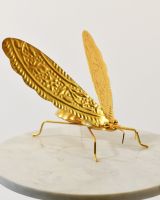 Agatha the Recycled Honeybee Gold Sculpture