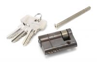 Aged Bronze 5-Pin Single Cylinder & Keys