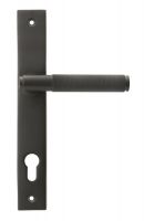 Aged Bronze Slimline Espag Lever Door Handle Front