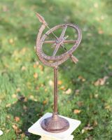 Rustic Armillary Sundial on Stand 