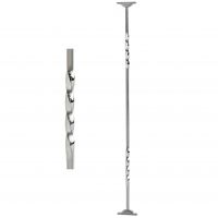 Alessi Double Fine Twist Stainless Steel Stair Spindle