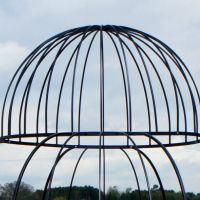 Domed Roof of the Black Garden Gazebo