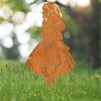Rustic "Alice" Silhouette in Situ in the Garden