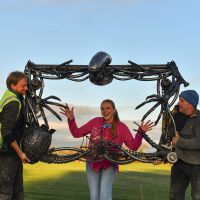 Scale image of alien frame