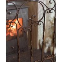 Close-Up of Finish on "Althrope" Fire Guard