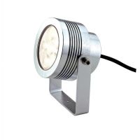 Large Aluminium "Annular Spotlight" Exterior Wall Light - 14cm